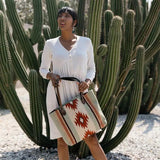 Wide Wool Tote | Florita
