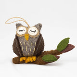 Wool Ornament | Forest Owl