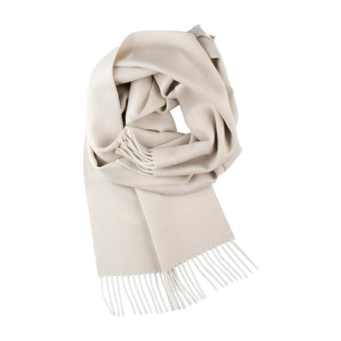 100% Baby Alpaca Scarf | Porcelain