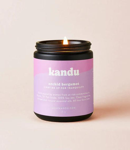 Kandu Candle | Orchid Bergamot | 8oz.