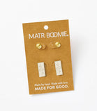 Haveli Etched Earring Set | Set of 2
