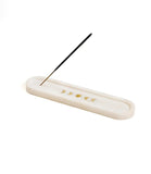 Indukala White Marble Moon Phase Incense Holder