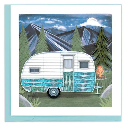 Camper Quilling Card