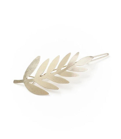 Kavya Barrette Hair Clip | Silver Fern