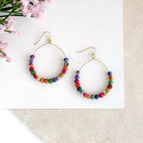 Kantha Milieu Demi Hoop Earrings