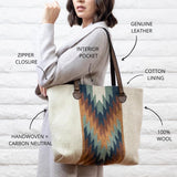 Wide Wool Tote | Equinox