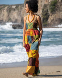 Cotton Patchwork Jumpsuit | 4 Colors
