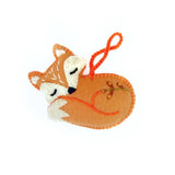 O4O | Wool Ornament | Sleeping Fox