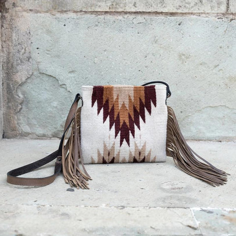 Fringed Wool Crossbody | Copal