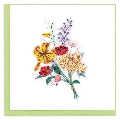 Japanese Wildflowers Quilling Card