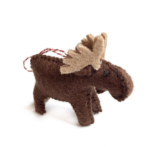 O4O | Wool Ornament | Moose