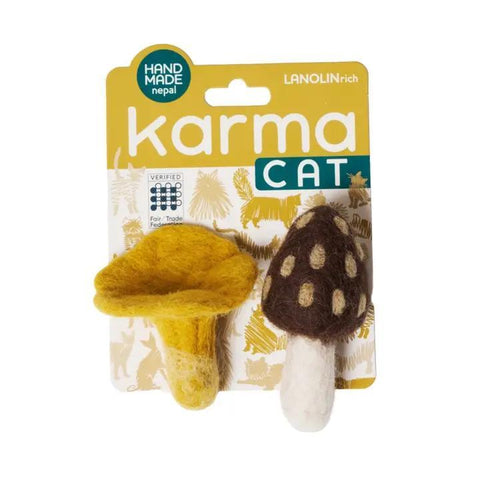 Cat Toy | Chanterelle and Morel | Set of 2
