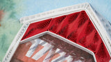 Red Covered Bridge Quilling Card