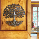 Haitian Metal Art | Tree of Life | Organic Roots | Large