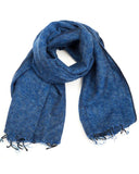 Brushed Woven Shawl | Azure