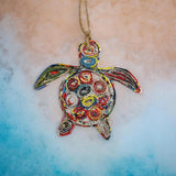 Upcycled Paper Ornament | Turtle