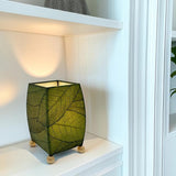 Mini Square Table Lamp | Green