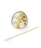 Aranyani Tree of Life Hair Pin w/Stick | Mixed Metal