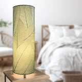 Cocoa Leaf Cylinder Table Lamp | 24 Inch | Green