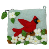 Woolie Coin Purse | Dogwood Cardinal
