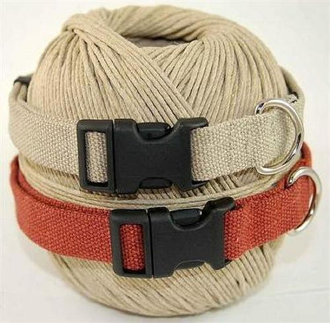 Hemp Dog Collar | 3/4 Inch | 7 colors