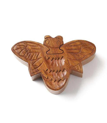 Wooden Puzzle Box | Bee