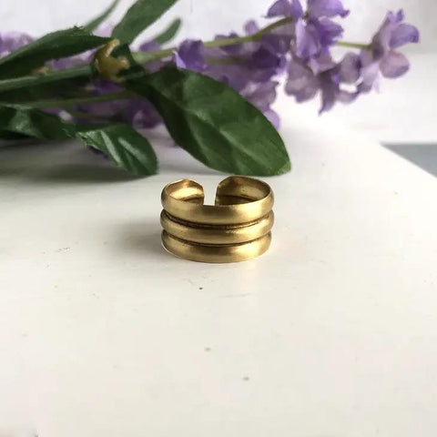 Triple Stack Ring | Gold