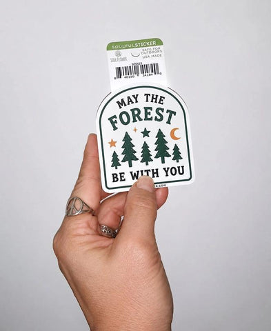 Vinyl Sticker | May The Forest Be With You