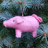Wool Ornament | Pig