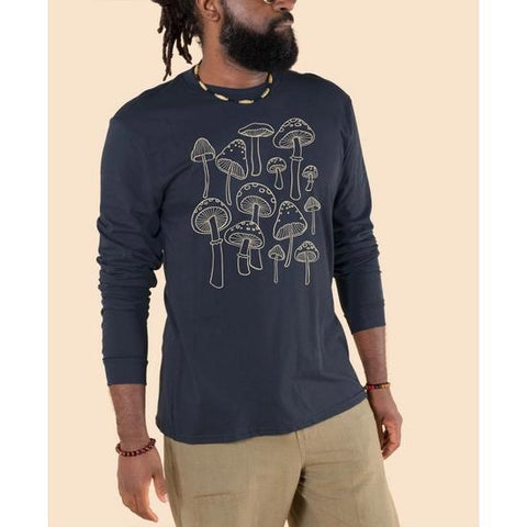Long Sleeve T-Shirt | Mushrooms | 5 sizes