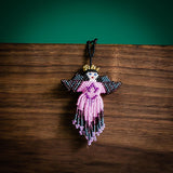 Beaded Ornament | Angel | Multi-Color | 2 Sizes