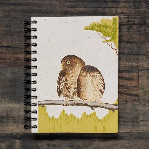 Eco-Friendly Notebook | Large | Owls