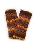 Crochet Wool/Silk Fingerless Gloves | 7 Colors