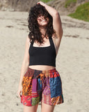 Upcycled Cotton Patchwork Shorts | 4 Colors