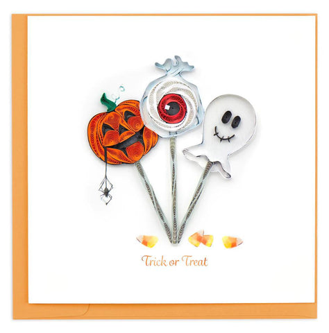 Trick or Treat Quilling Card