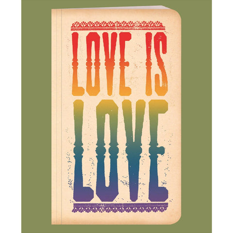 Recycled Notebook | Love Is Love