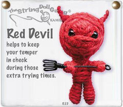 【mahagrid】25SS★ DEVIL DOLL KEYRING Devil Voodoo String Doll Keychain, 7cm : Amazon.ae: Toys