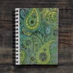 Eco-Friendly Notebook | Large | Paisley Green