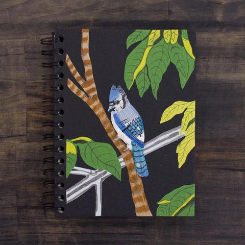 Eco-Friendly Notebook | Large | Blue Jay Black