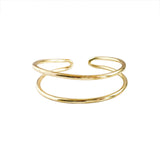 Double Arch Cuff | Gold