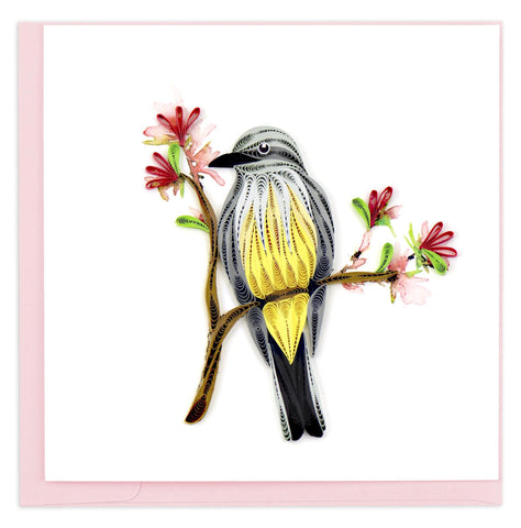 Western Kingbird Quilling Card