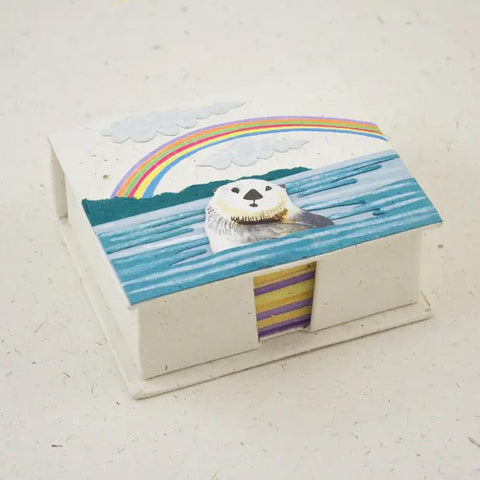 Note Box | Sea Otter Natural White