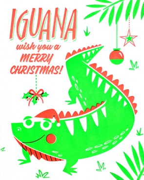 Iguana Christmas