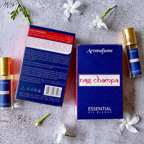Nag Champa Essential oil - 100% Pure Aromatherapy Grade Essential oil –  Nature's Note Organics