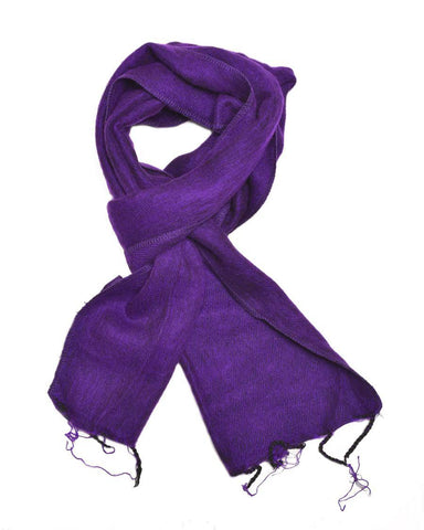 Brushed Woven Scarf | Lilac