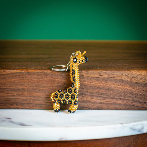 Beaded Keychain | Giraffe