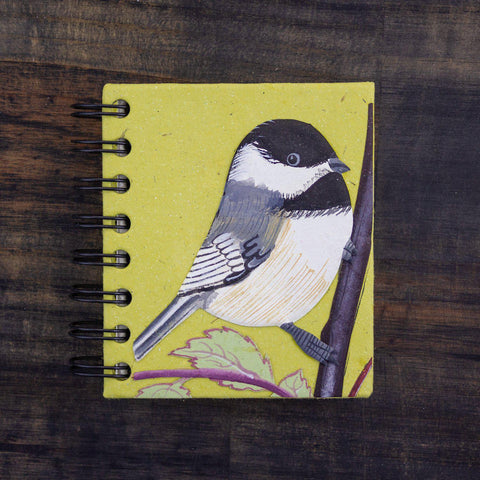 Eco-Friendly Notebook | Small | Chickadee Light Green