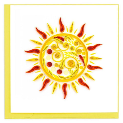 Quilled Sun Quilling Card