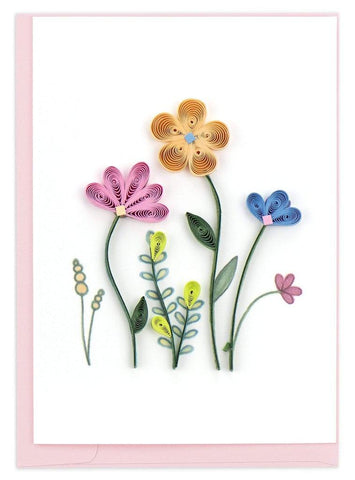 Quilling Card Gift Enclosure | Wildflowers