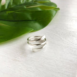 Coiled Wrap Ring | Silver